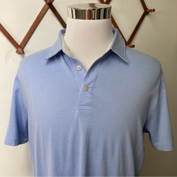 Jack Spade Light Blue Cotton Polo - Picture 2 of 16